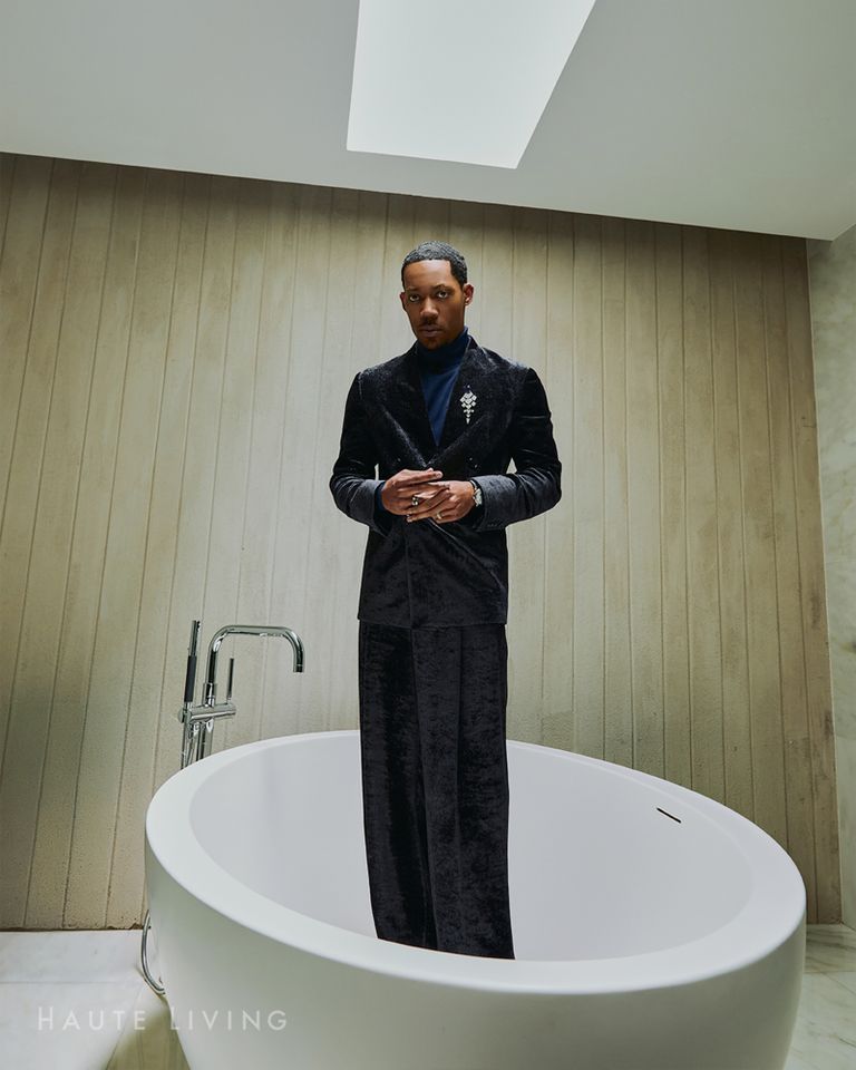Tyler James Williams for ‘Haute Living’Credit: Juan Veloz