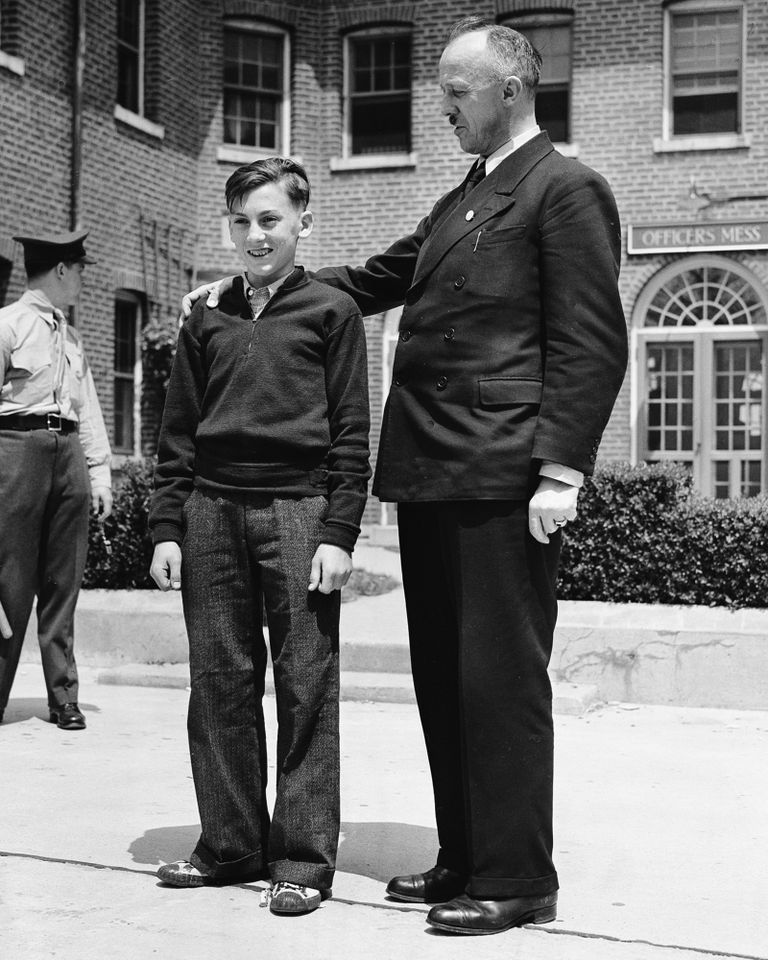Werner Franz and Heinrich Kubis on May 7, 1937Credit: AP Photo