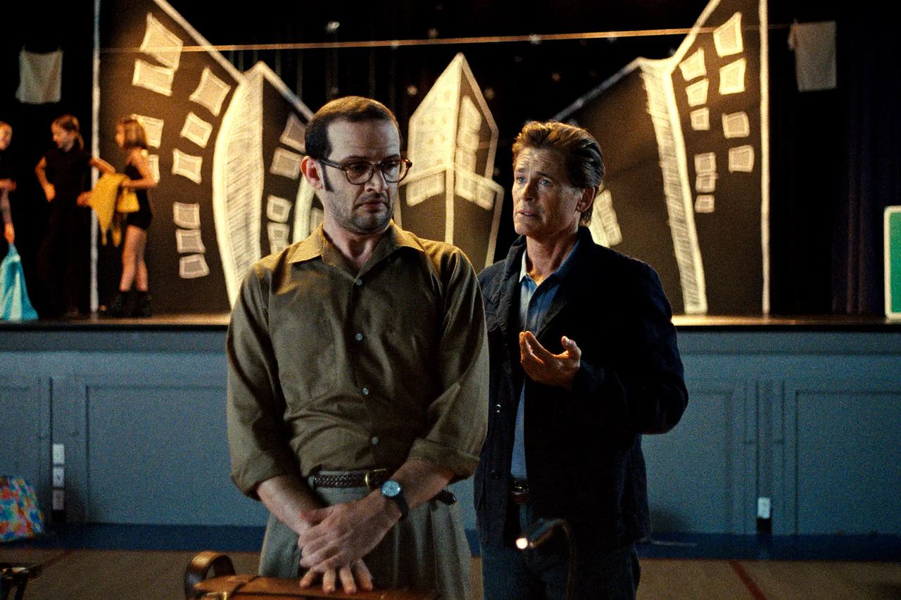 Will Brill and Rob Lowe in ‘The Musical’Credit: Blue Harbor Entertainment