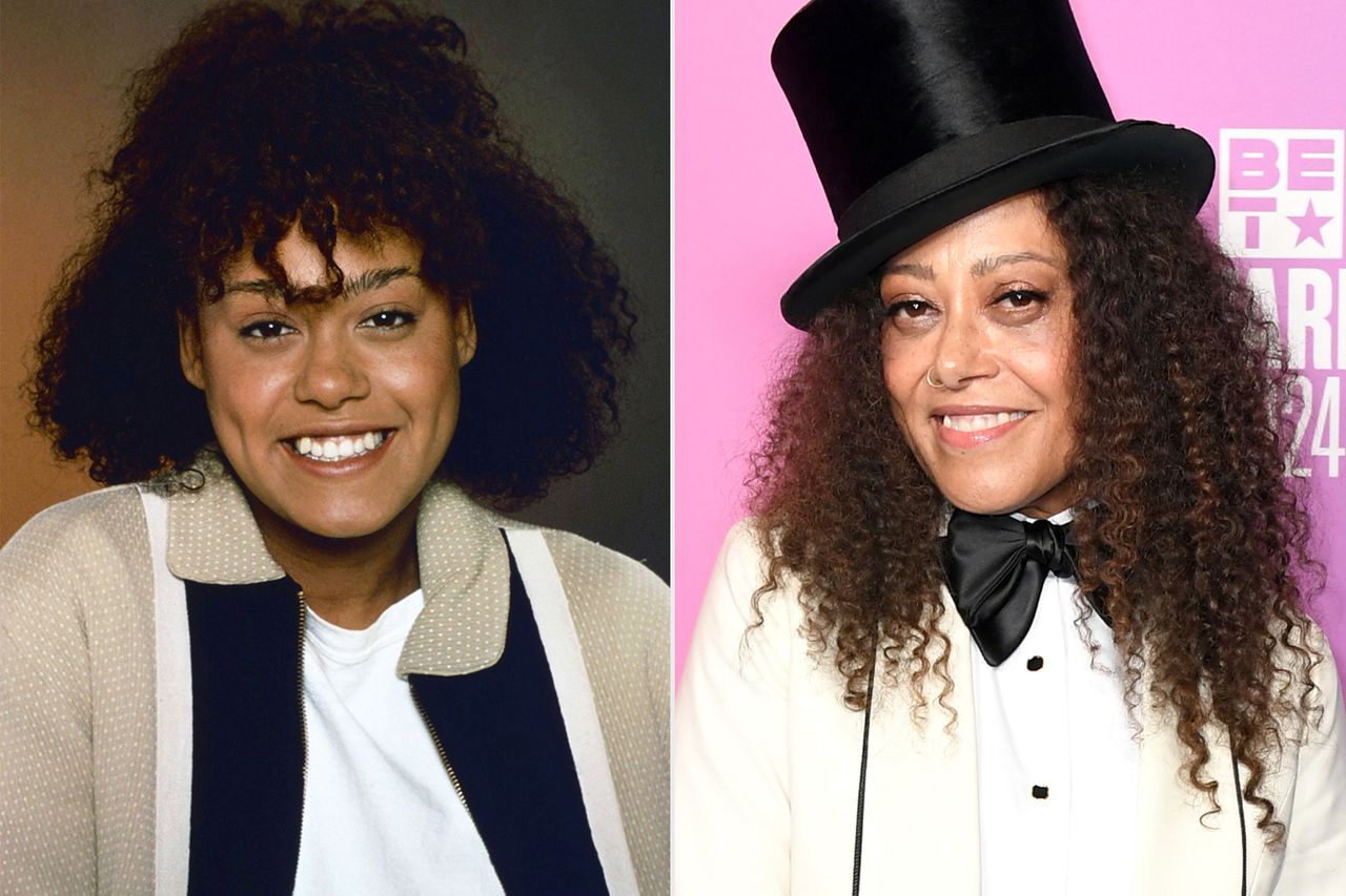 Cree Summer in 'A Different World' ; Cree Summer during the 2024 BET Awards on June 30, 2024 in Los Angeles, California. Cree Summer in ‘A Different World’ ; Cree Summer during the 2024 BET Awards on June 30, 2024 in Los Angeles, California.Credit: © Carsey-Werner/courtesy Everett Collection ; Aaron J. Thornton/Getty