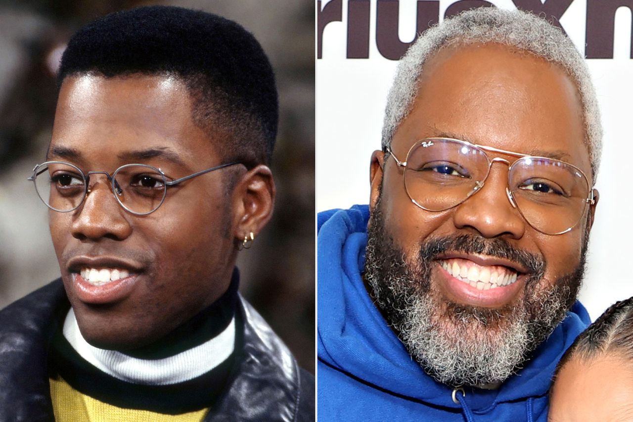 Kadeem Hardison in 'A Different World' ; Kadeem Hardison visits the SiriusXM Studios on September 20, 2022 in New York City. Kadeem Hardison in ‘A Different World’ ; Kadeem Hardison visits the SiriusXM Studios on September 20, 2022 in New York City.Credit: ©NBC / Courtesy Everett Collection ; Cindy Ord/Getty