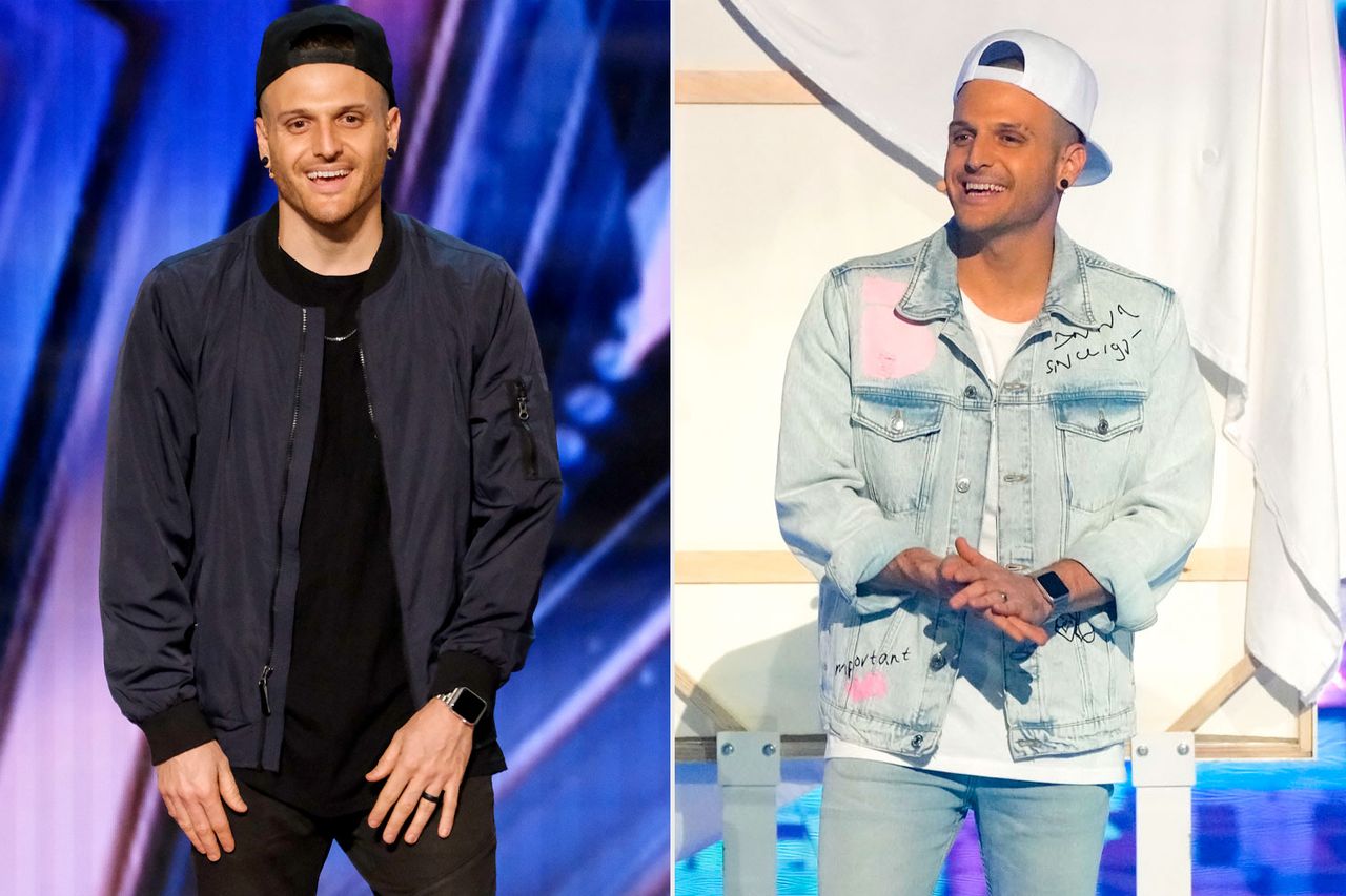 Dustin Tavella in 2021 and 2023Credit: Trae Patton/NBC; Casey Durkin/NBC via Getty