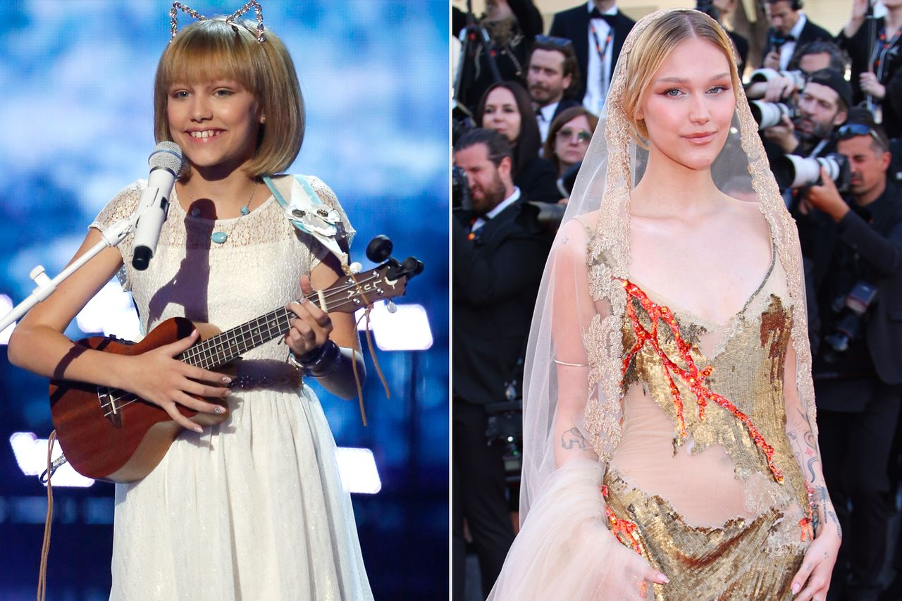 Grace VanderWaal in 2016 and 2024Credit: Trae Patton/NBC; Daniele Venturelli/WireImage
