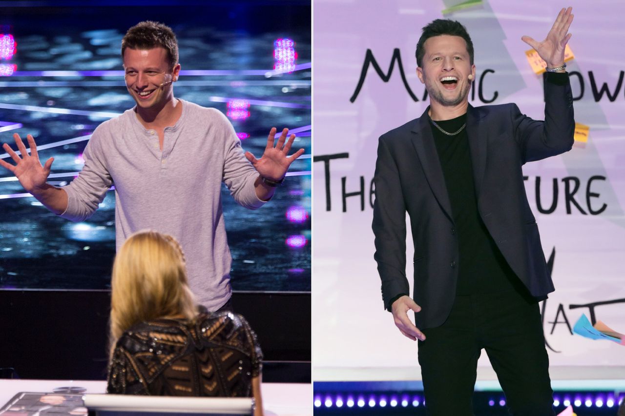 Mat Franco in 2014 and 2024Credit: Eric Liebowitz/NBCU Photo Bank/NBCUniversal via Getty; Chris Haston/NBC via Getty