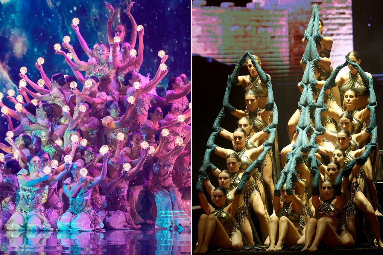 The Mayyas in 2023 and 2024Credit: Casey Durkin/NBC via Getty; ANWAR AMRO/AFP via Getty