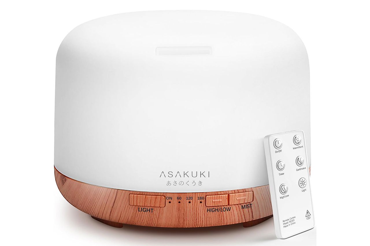 Asakuki Essential Oil Diffuser for Home Credit: Amazon