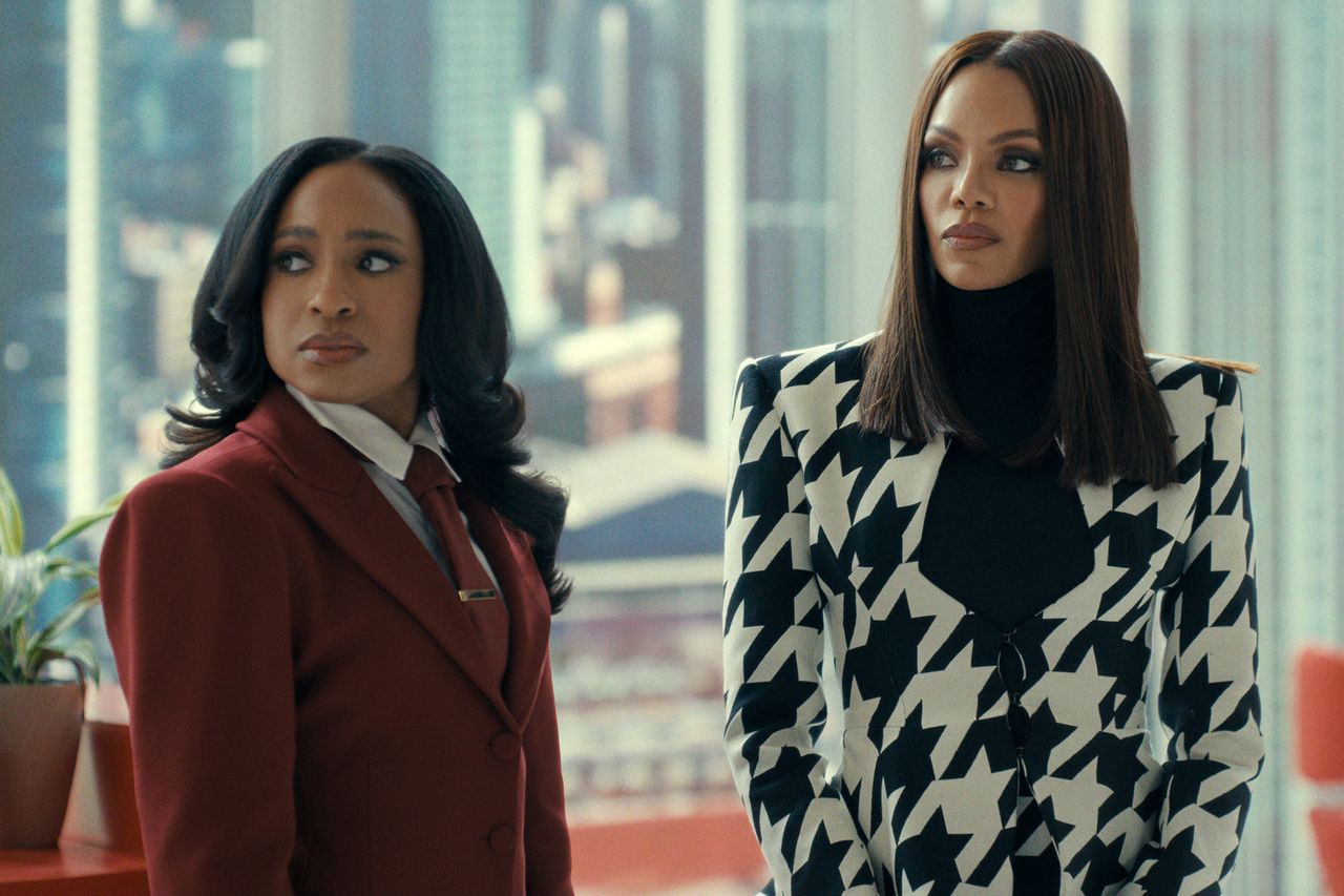 Taylor Polidore Williams as Kimmie and Crystle Stewart as Mallory in ‘Beauty in Black’Credit: Courtesy of Netflix