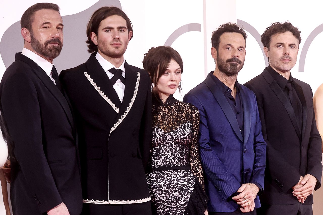 Ben Affleck, Indiana Affleck, Emily Lind, Scoot Mcnairy and Casey Affleck at ‘Company’ premiere, Venice International Film FestivalCredit: Alessandra Benedetti - Corbis/Corbis via Getty