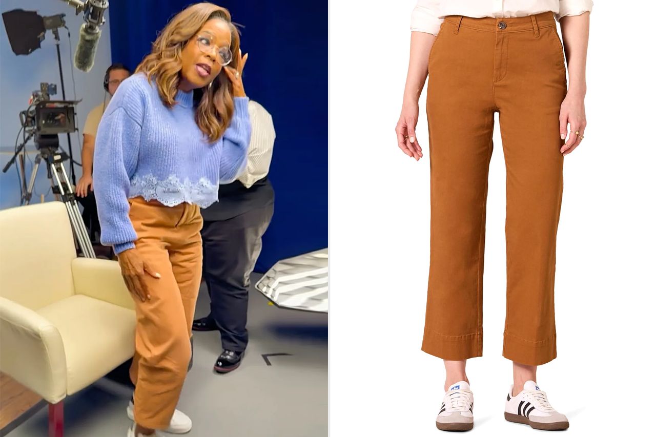Celeb Outfits of the Week, Oprah Winfrey Credit: Emily Curl/Instagram; Amazon