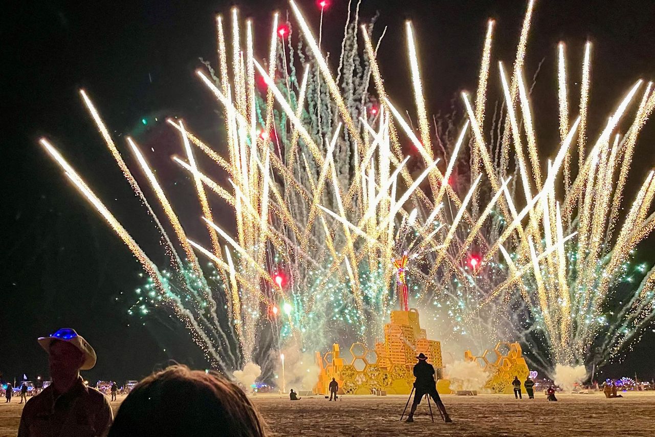 Burning Man festival in Black Rock City, Nev.Credit: Julie Jammot/AFP via Getty
