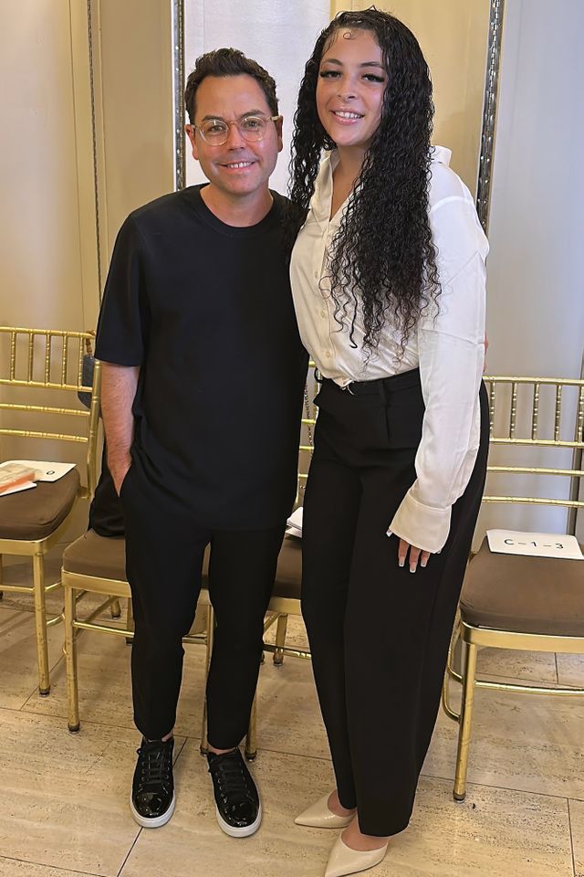 Cyril Verdavainne and Nadaline Matos.Credit: Sophie Mannes for the Tom Coughlin Jay Fund
