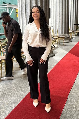 Nadaline Matos at the Verdavainne show.Credit: Sophie Mannes for the Tom Coughlin Jay Fund