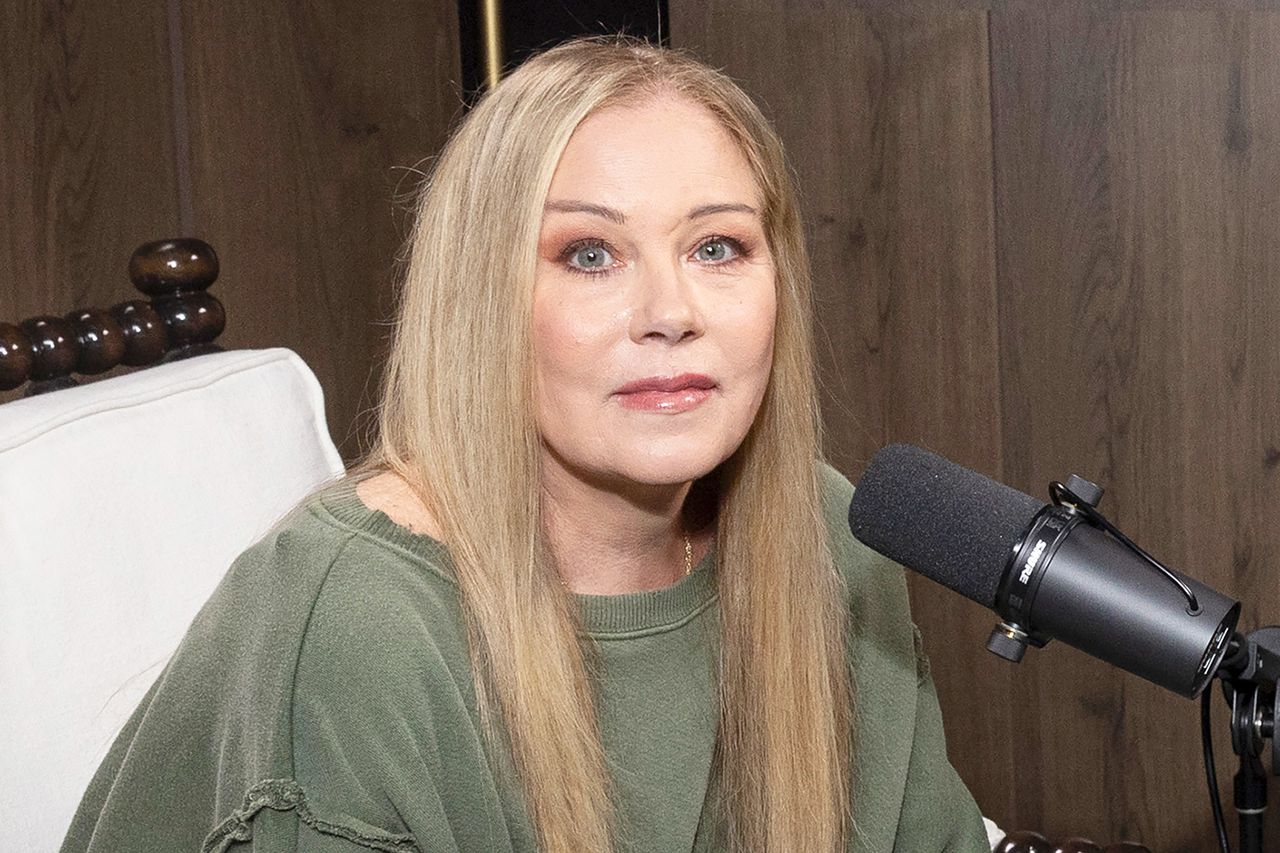 Christina Applegate and James Corden appear on SiriusXM's 'This Life Of Mine with James Corden' at SiriusXM Studios on April 08, 2024 in Los Angeles, California Christina Applegate and James Corden appear on SiriusXM’s ‘This Life Of Mine with James Corden’ at SiriusXM Studios on April 08, 2024 in Los Angeles, CaliforniaCredit: Emma McIntyre/Getty