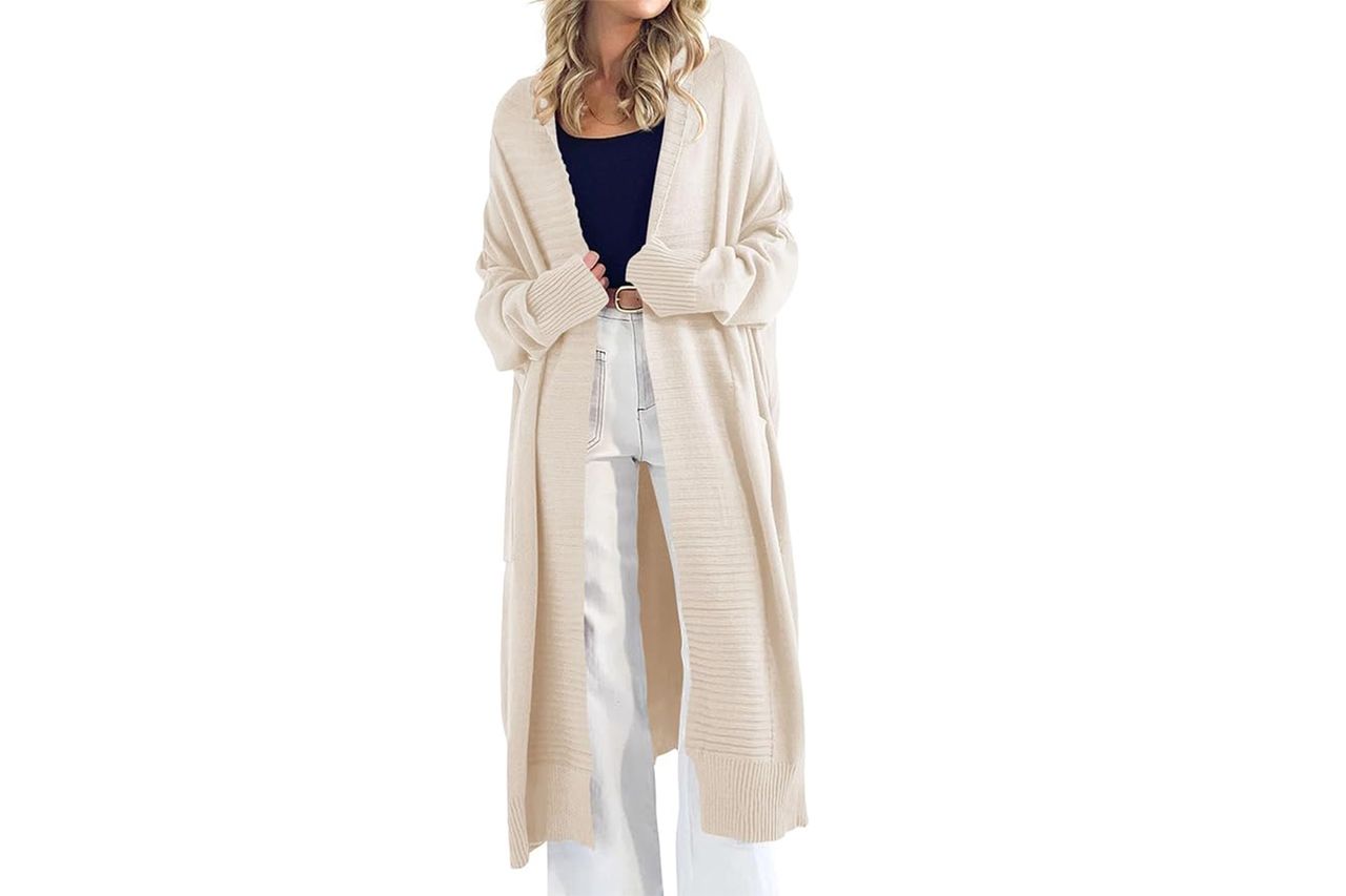 Danedvi Long Cardigan Sweaters Oversized Chunky Coats Credit: Amazon