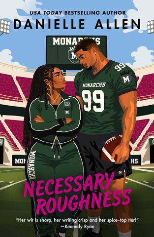 The cover of ‘Necessary Roughness’ by Danielle AllenCredit: Art by Keosha Lipsey / Design by Lesley Worrell