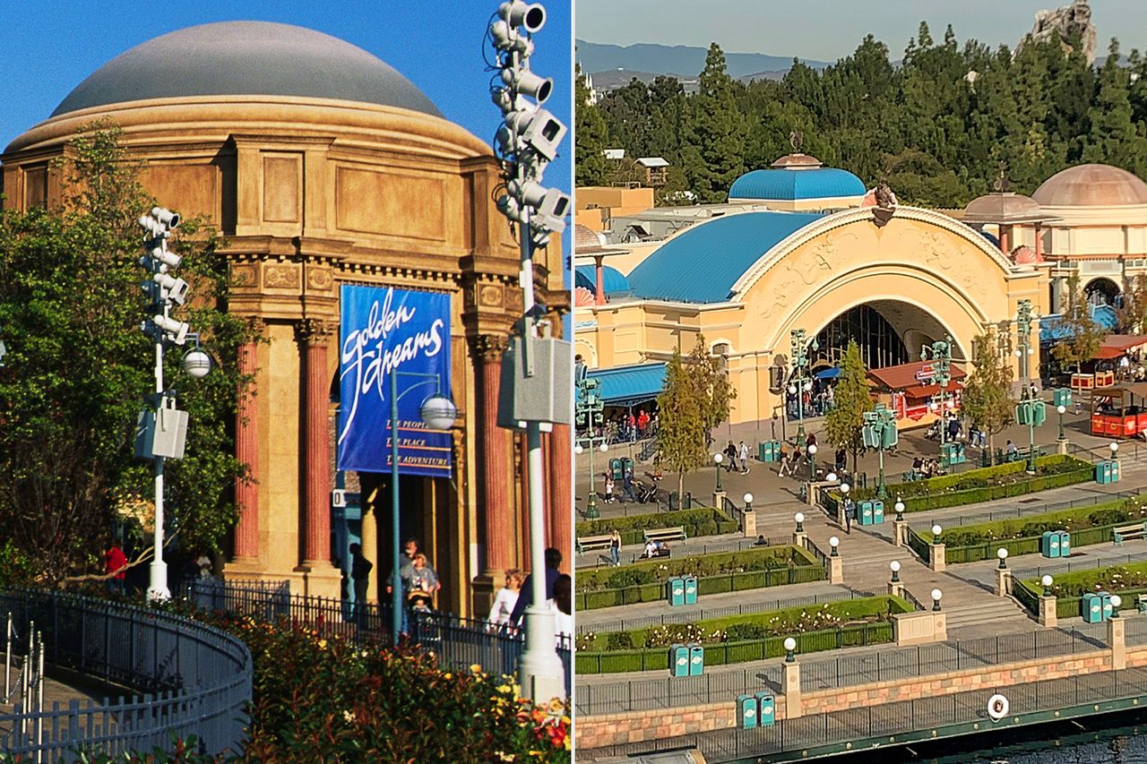Disney’s Golden Dreams theater; The Little Mermaid - Ariel’s Undersea Adventure.Credit: Nik Wheeler/Corbis via Getty; Jeff Gritchen, Orange County Register/SCNG via Getty