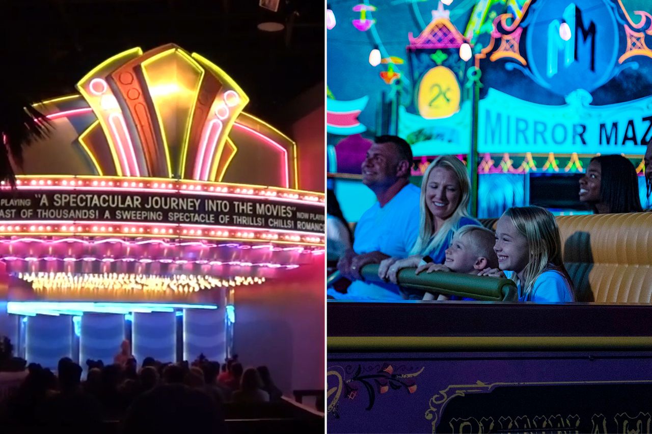 The Great Movie Ride; Mickey & Minnie’s Runaway Railway.Credit: Theme Park Worldwide/Youtube; Matt Stroshane/Disney Parks