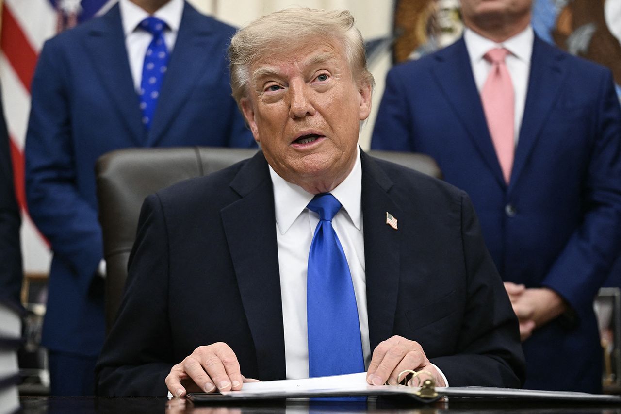 Donald TrumpCredit: Brendan SMIALOWSKI / AFP via Getty