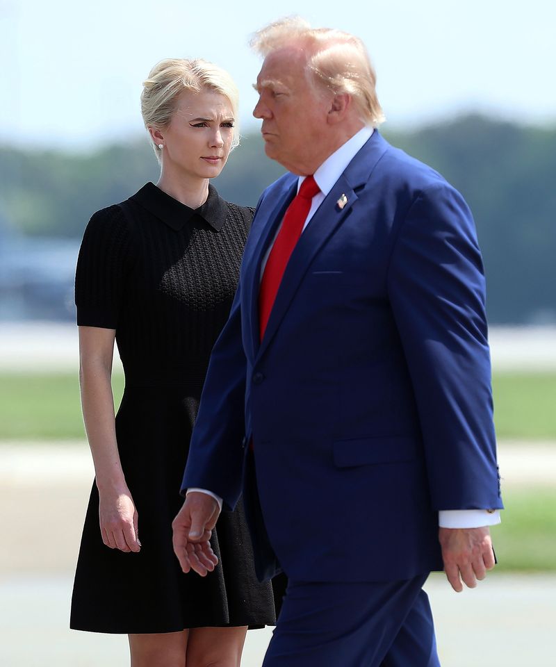 Natalie Harp and Donald TrumpCredit: Kevin Dietsch/Getty