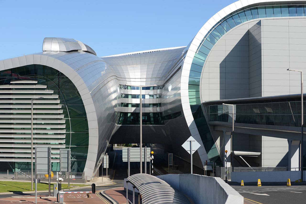 Exterior of Dublin Airport in IrelandCredit: Getty