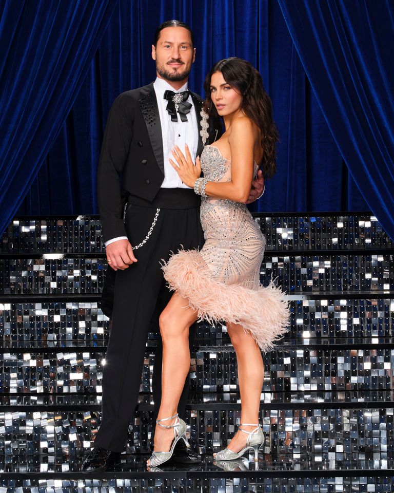 DANCING WITH THE STARS, Valentin Chmerkovskiy and Jenna Dewan Credit: Disney/Andrew Eccles