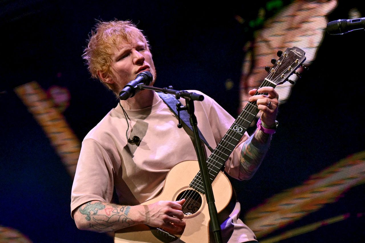 Ed Sheeran performing on stage with a guitar Ed Sheeran in December 2025 in BostonCredit: Paras Griffin/Getty