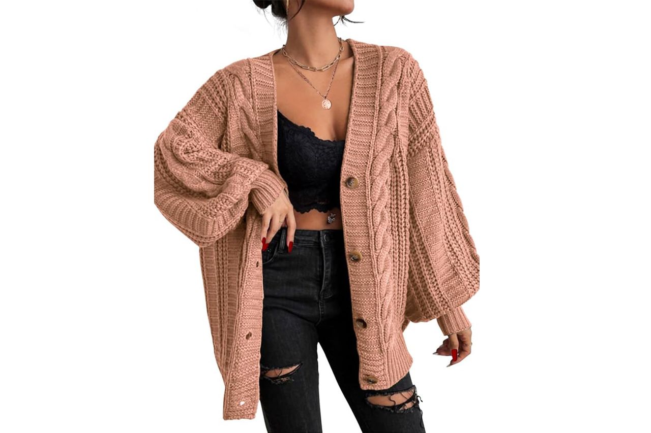 exlura Oversized Cardigan Sweaters Credit: Amazon