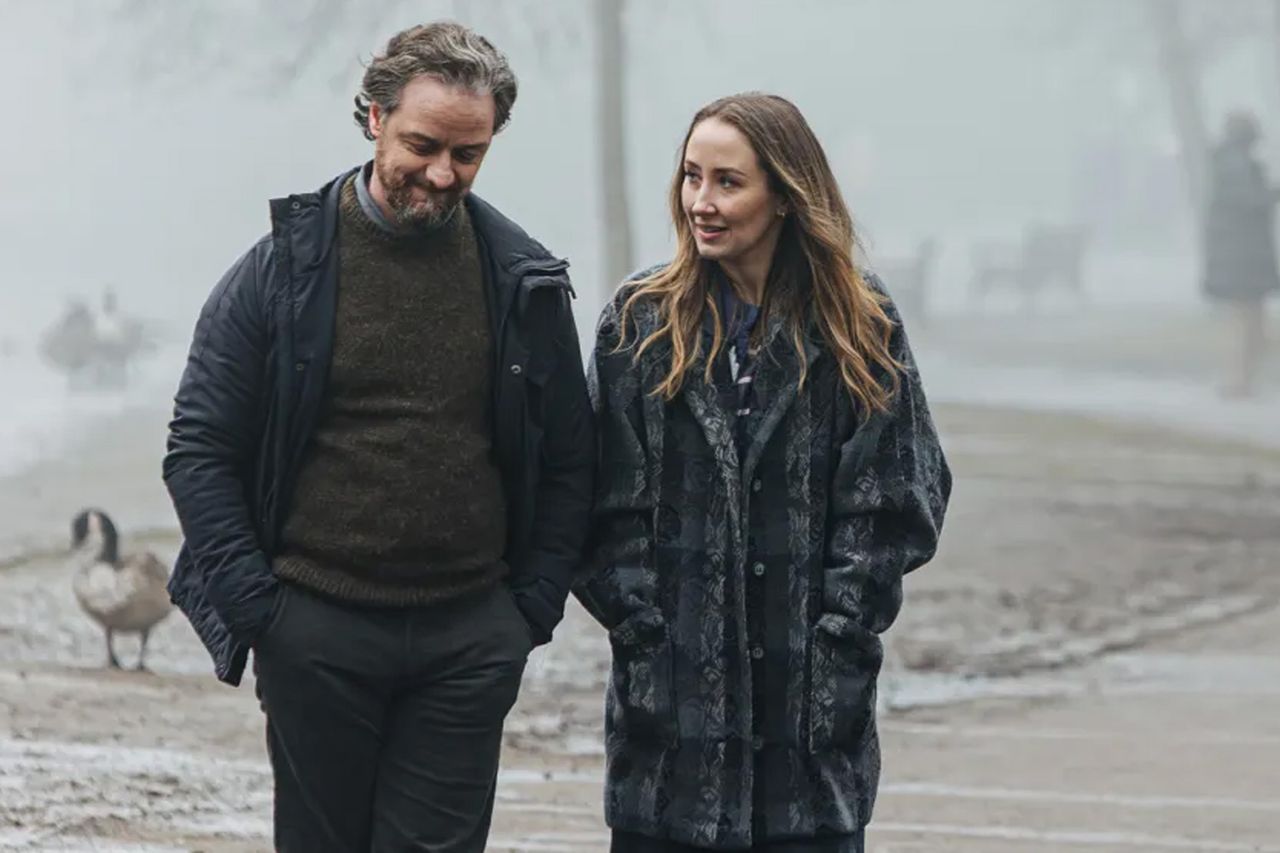James McAvoy and Erin Doherty in ‘Faith’Credit: Courtesy of TIFF