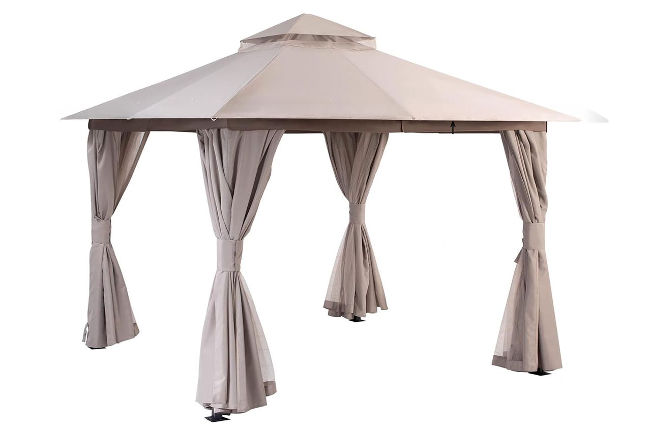 lausaint Gazebo Canopy with Netting Credit: Amazon