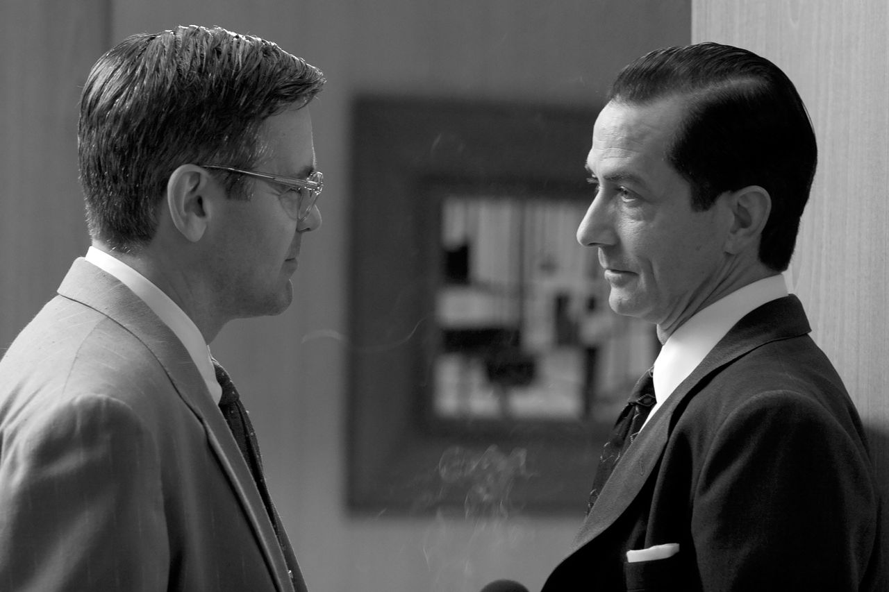 Goerge Clooney and David Strathairn in 2005’s Good Night, and Good LuckCredit: Melinda Sue Gordon/Warner Bros.