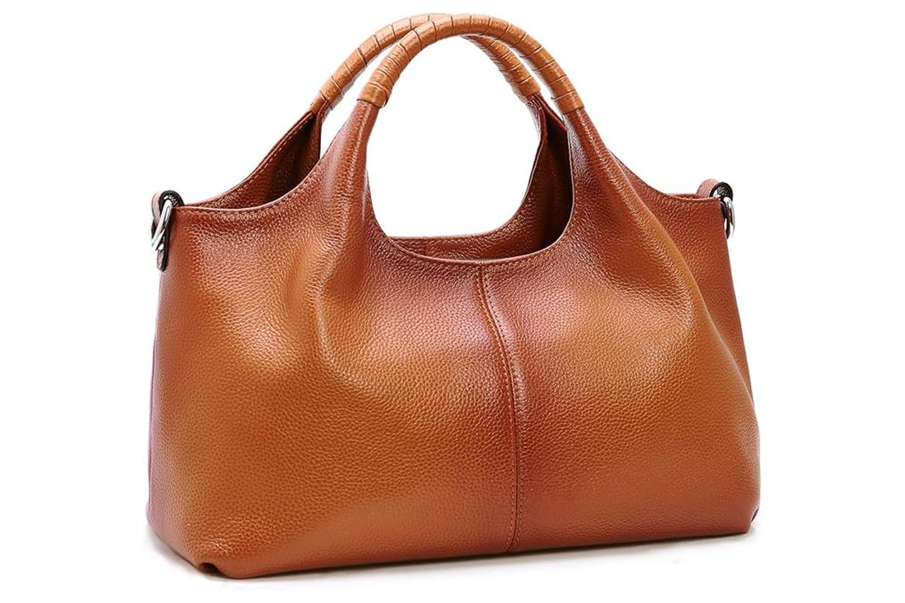 Iswee Genuine Leather Shoulder Bag Credit: Amazon