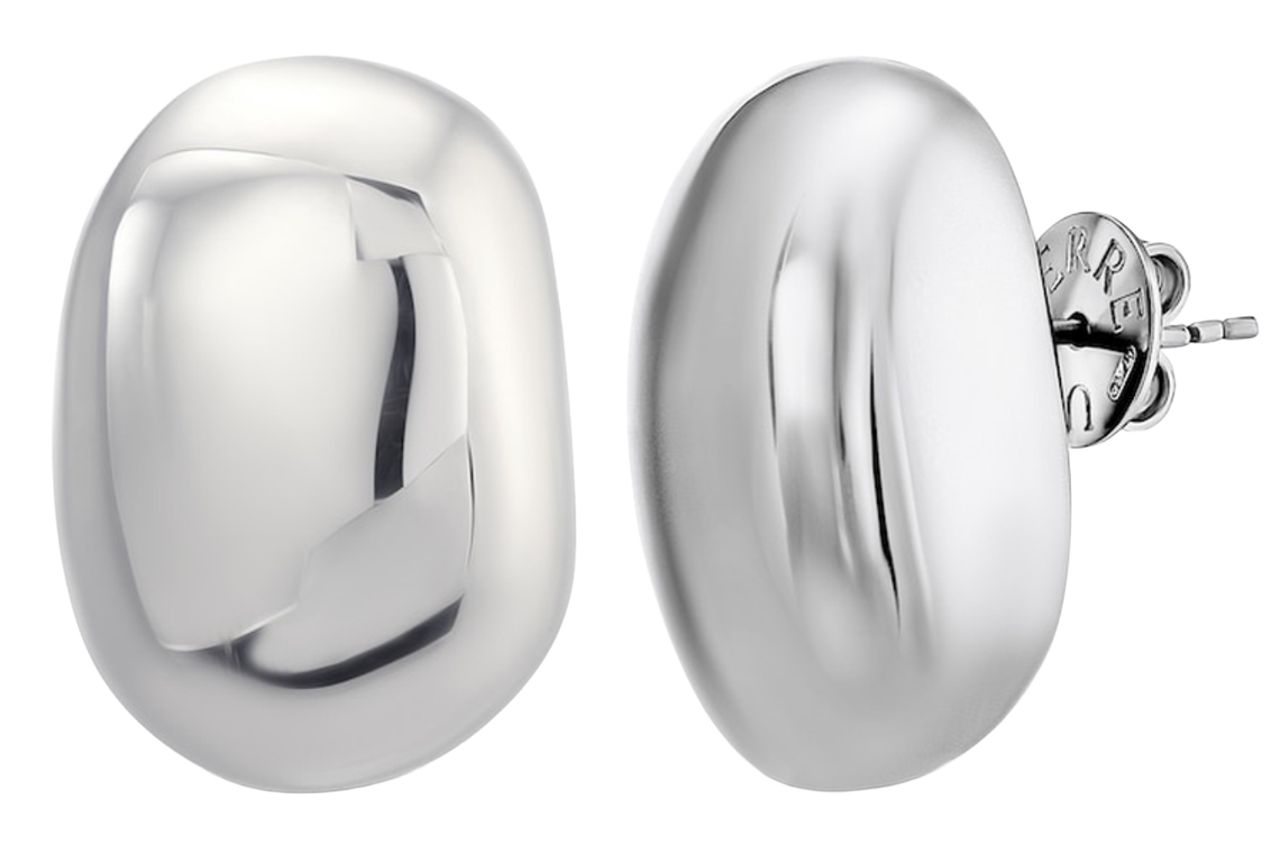 Italia D'Argento Boule-Shaped Stud Earrings Hollow Sterling Silver.jpg Credit: Jared