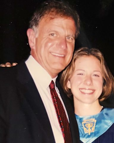 The author and his daughter at her graduationCredit: J. Tom Morgan