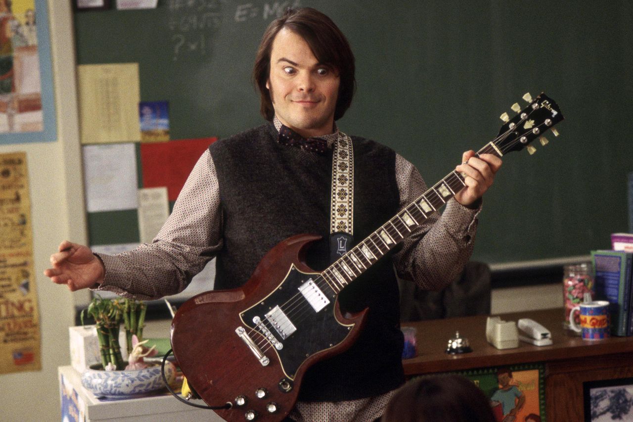 Jack Black in ‘School of Rock’Credit: Andrew Schwartz/Paramount/Scott Rudin Prods/Mfp/New Century/Sor Prods/Kobal/Shutterstock