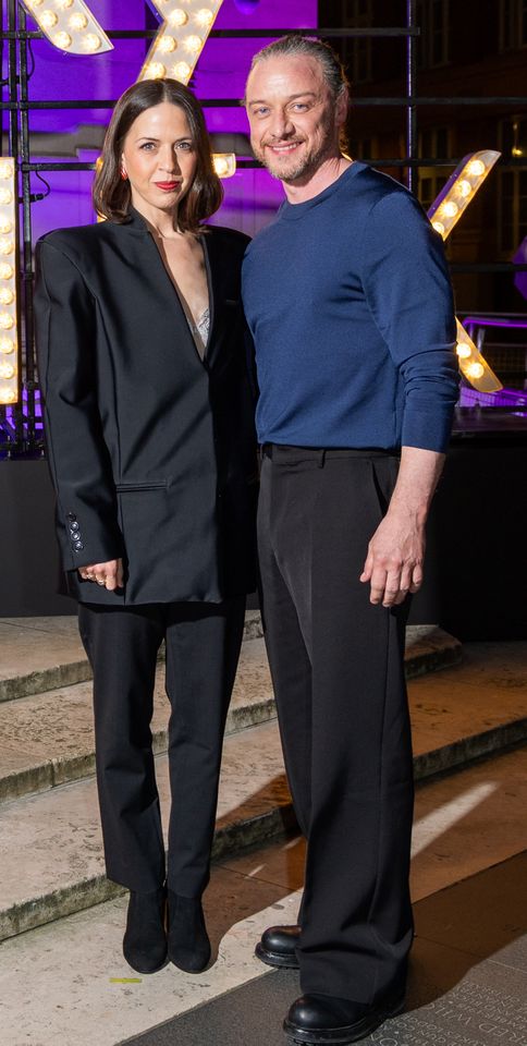 Lisa Liberati and James McAvoy on March 18Credit: Mike Marsland/Getty