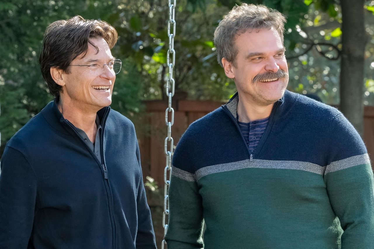 Jason Bateman and David Barbour in DTF St. Louis. Jason Bateman and David Harbour in ‘DTF St. Louis.’Credit: HBO