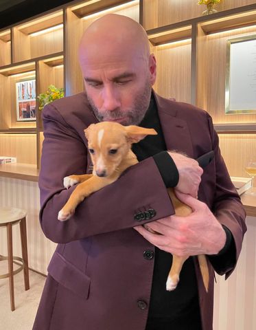 John Travolta and his dog PeanutCredit: John Travolta/Instagram