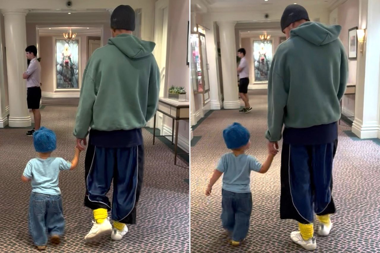 Justin Bieber and Jack BluesCredit: Justin Bieber/Instagram (2)