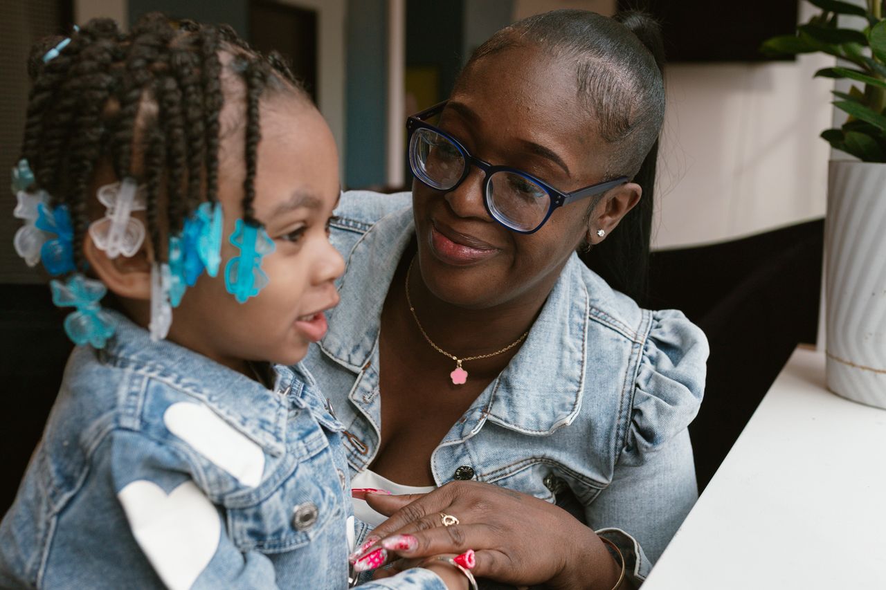 Keshia Golden and her daughter.Credit: Becca Waterloo