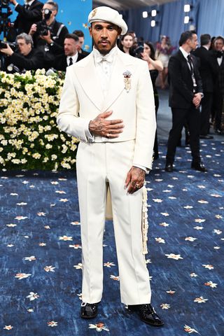 Lewis Hamilton at the 2025 Met GalaCredit: Gilbert Flores/Variety via Getty