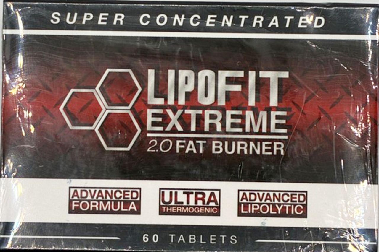 Lipofit Extreme 2.0 Fat BurnerCredit: USFDA
