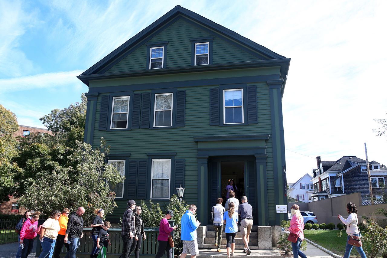 Lizzie Borden Bed & Breakfast Museum in Fall River, MA.Credit: Pat Greenhouse/The Boston Globe via Getty