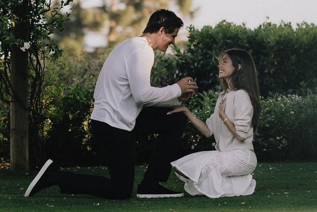 Madison Beer Is Engaged to Justin Herbert: 'Meet My Fiancé' Justin Herbert proposes to Madison BeerCredit: Mark Deleon