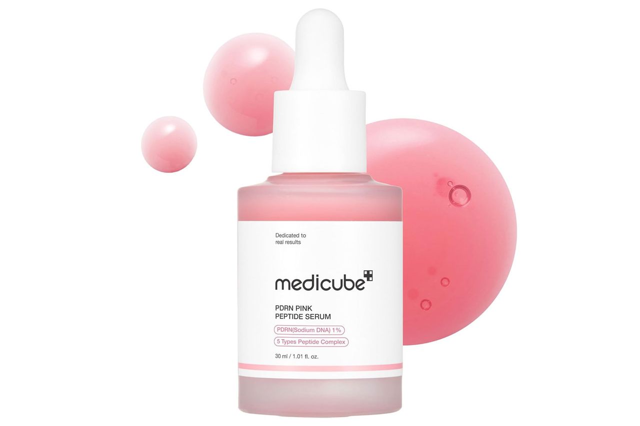 medicube PDRN Pink Peptide Serum with Salmon DNA Credit: Amazon