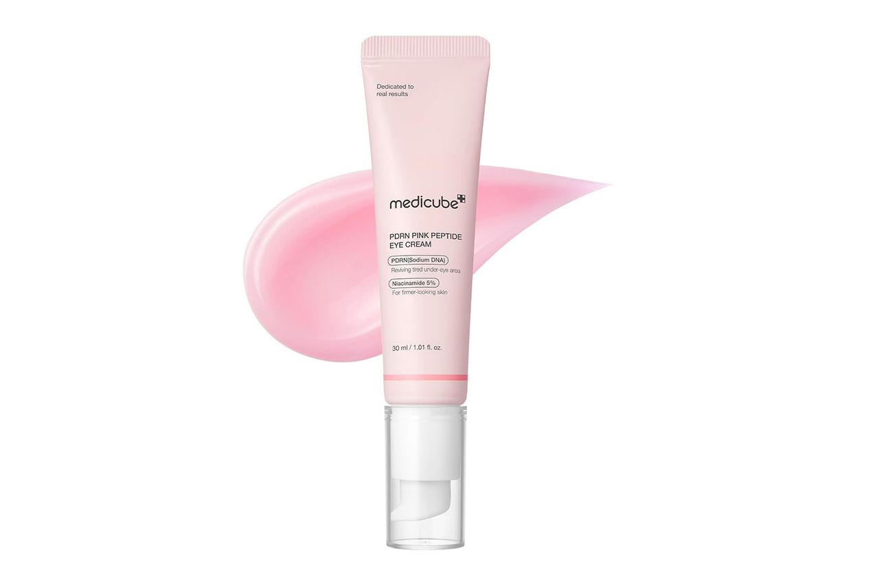 medicube Salmon DNA PDRN Pink Peptide Eye Serum with Niacinamide Credit: Amazon