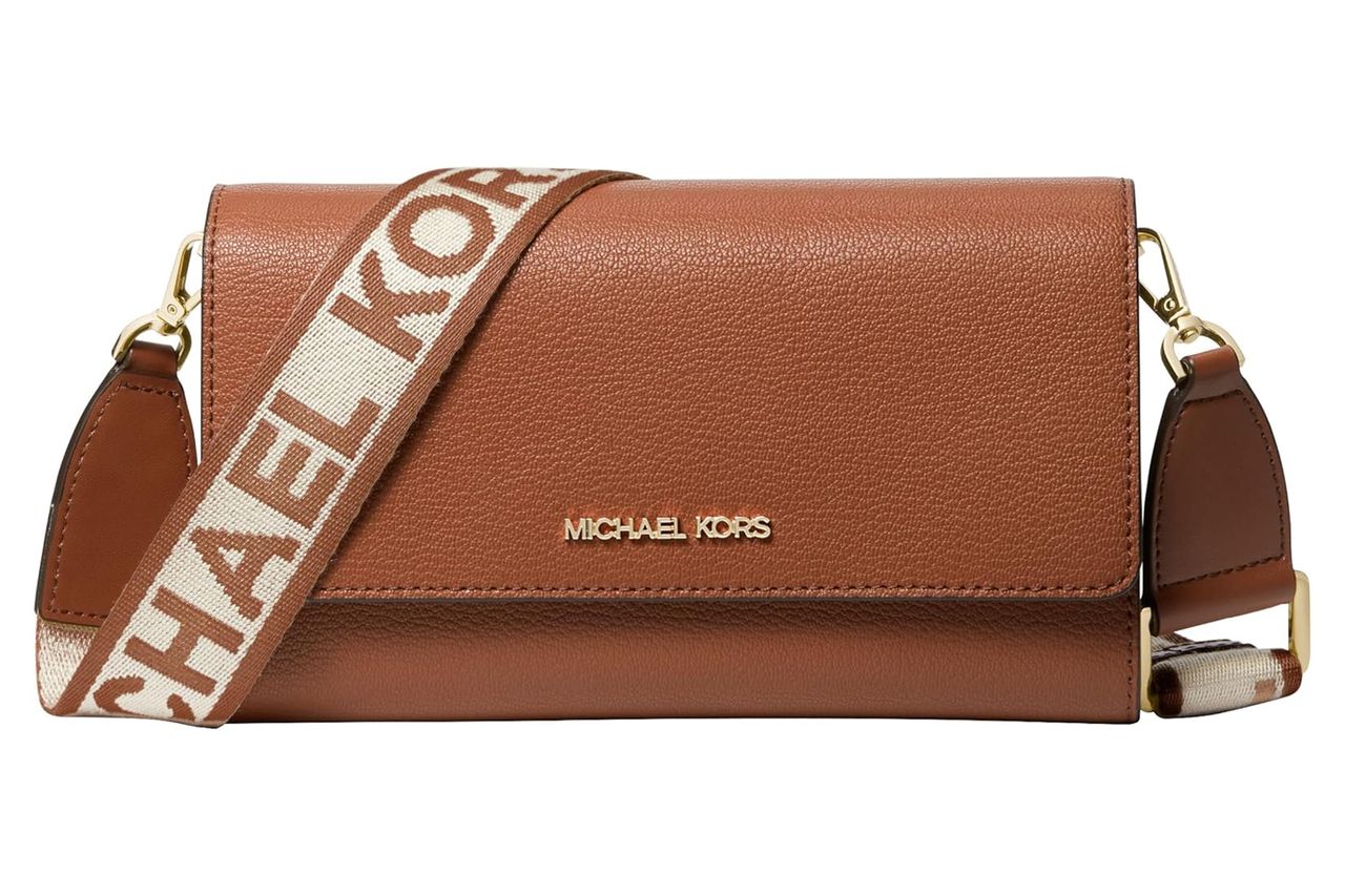 Michael Kors Jet Set Large Wallet Crossbody Bag Credit: Amazon