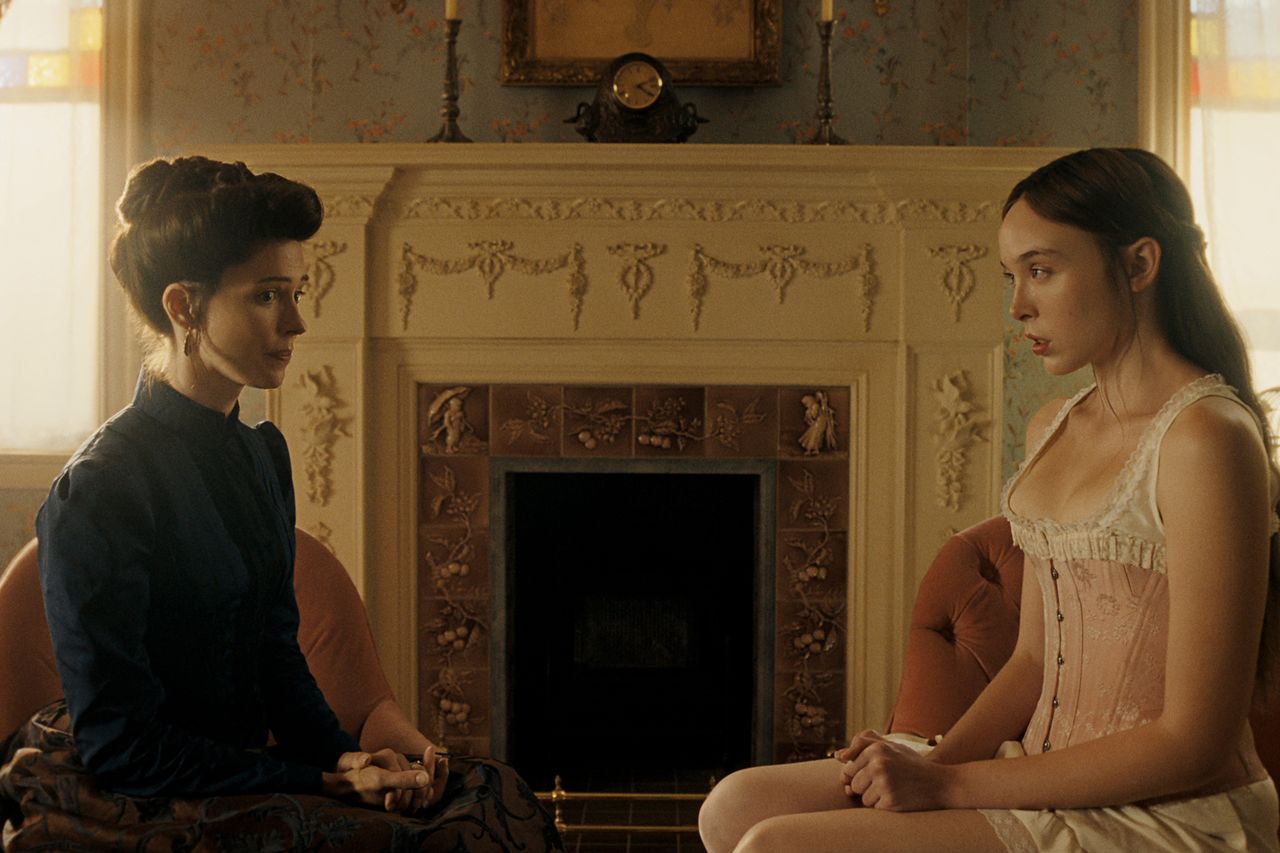 Rebecca Hall as Abby Borden and Ella Beatty as Lizzie Borden in episode 401 of Monster: The Lizzie Borden Story. Rebecca Hall as Abby Borden and Ella Beatty as Lizzie Borden in ‘Monster: The Lizzie Borden Story’Credit: Courtesy of Netflix