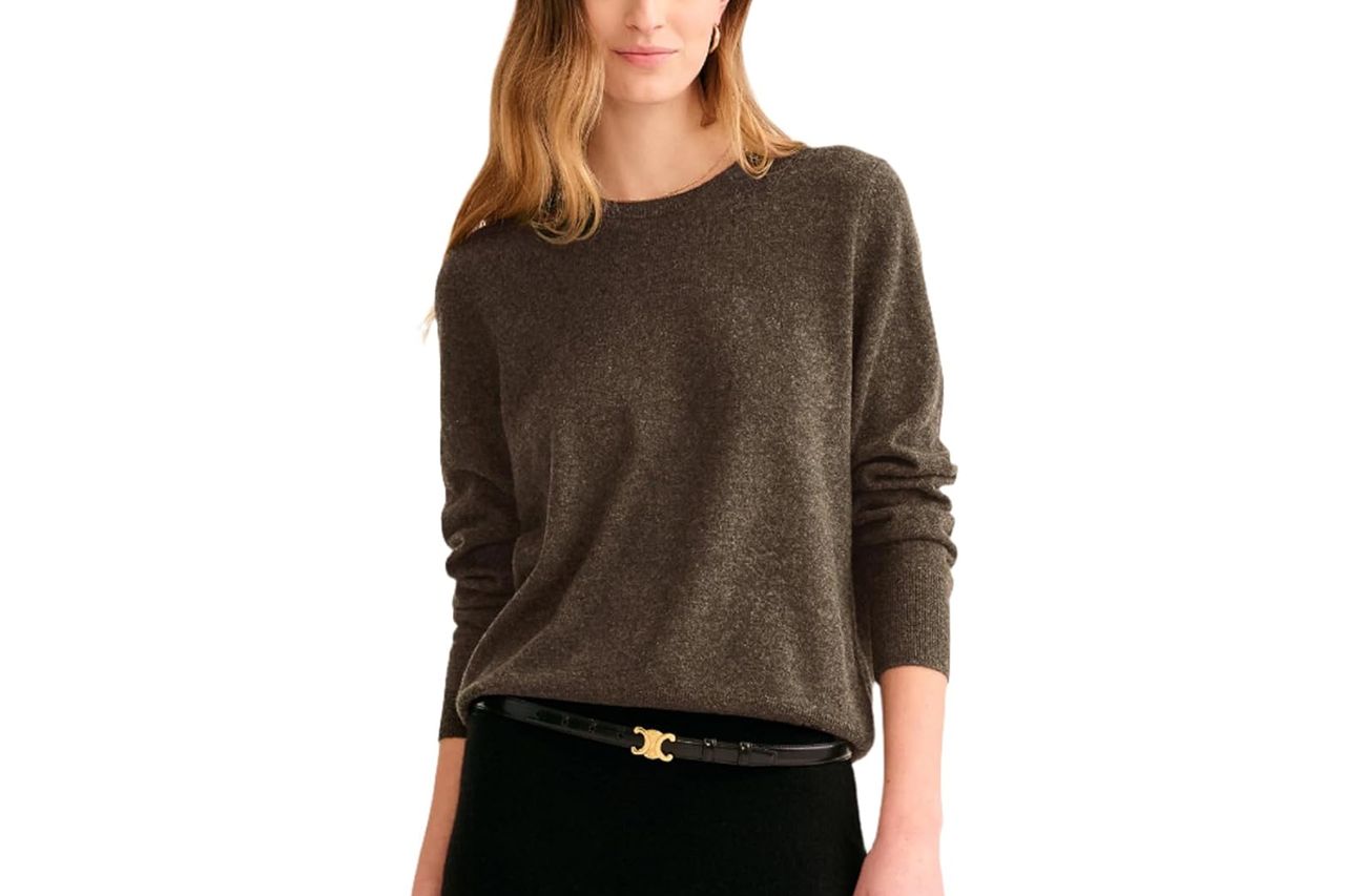 Amazon NAADAM Women's The Original Cashmere Crewneck Sweater Credit: Amazon