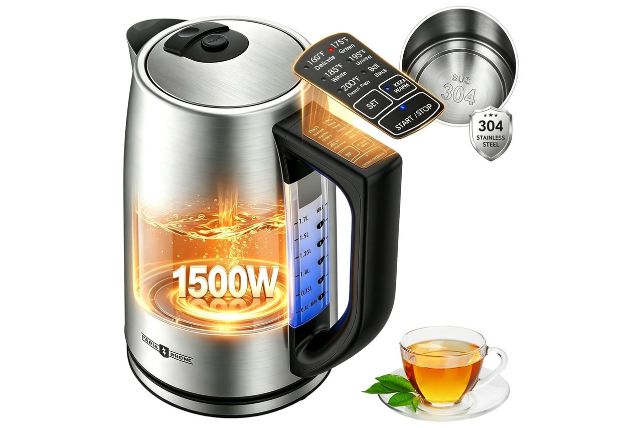 Paris Rhône 17L Electric Tea Kettle Credit: Amazon