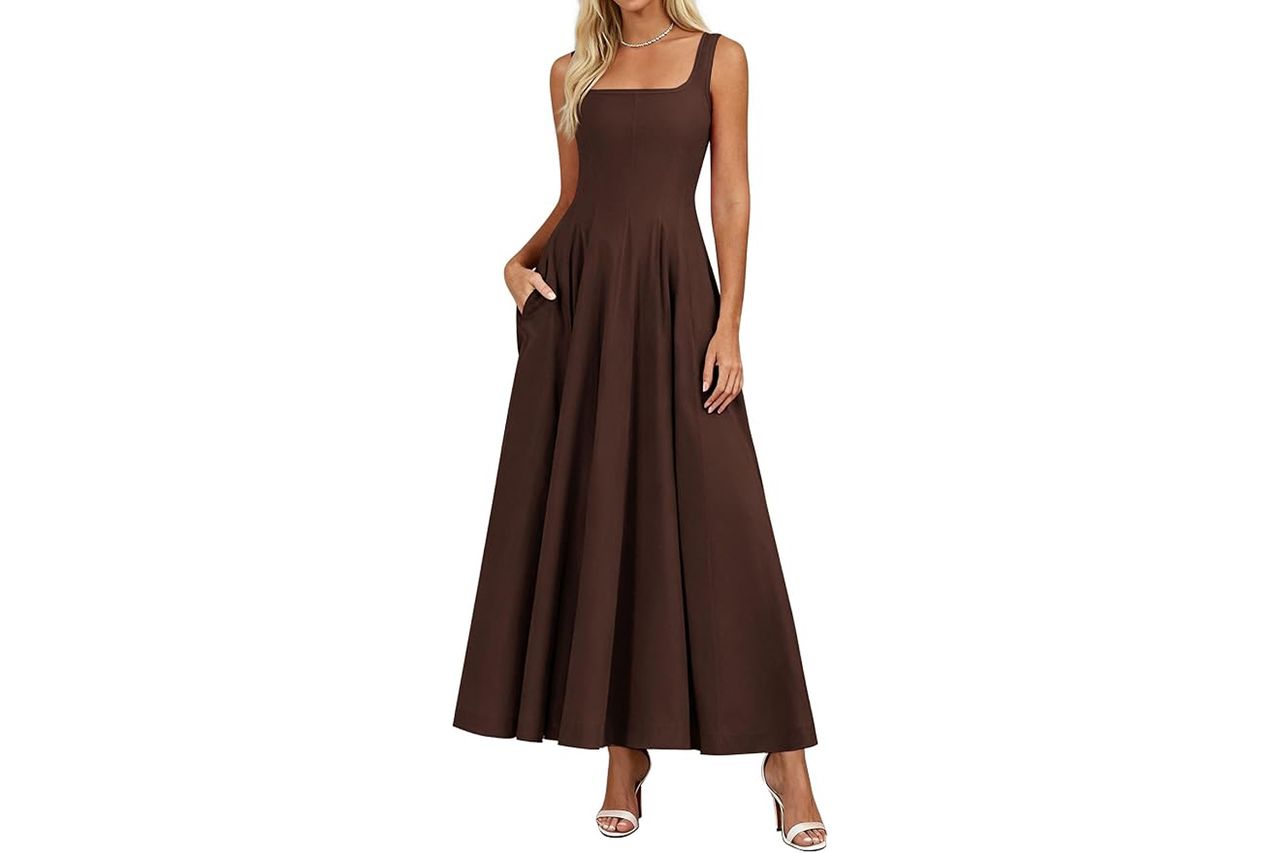 PrettyGarden Cocktail Dress Brown Credit: Amazon